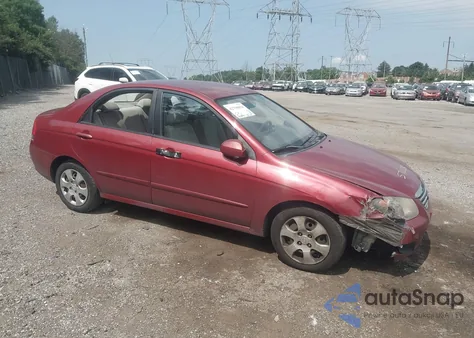 2009 Kia Spectra Ex from USA, damaged, VIN KNAFE222895587602